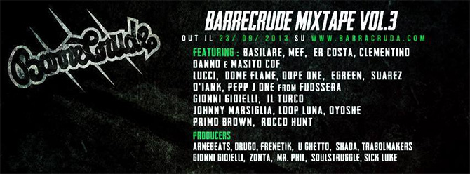 Barracruda Barrecrude Mixtape Vol.3 Featuring