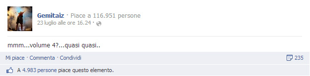 Post Facebook di Gemitaiz Quello che vi consiglio vol.4