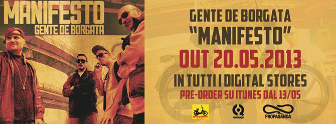Gente di Borgata album Manifesto