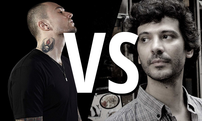 Guè Pequeno Vs Dj Gruff su facebook