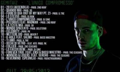 Fuori la Tracklist di L' Unico Compromesso di Gemitaiz